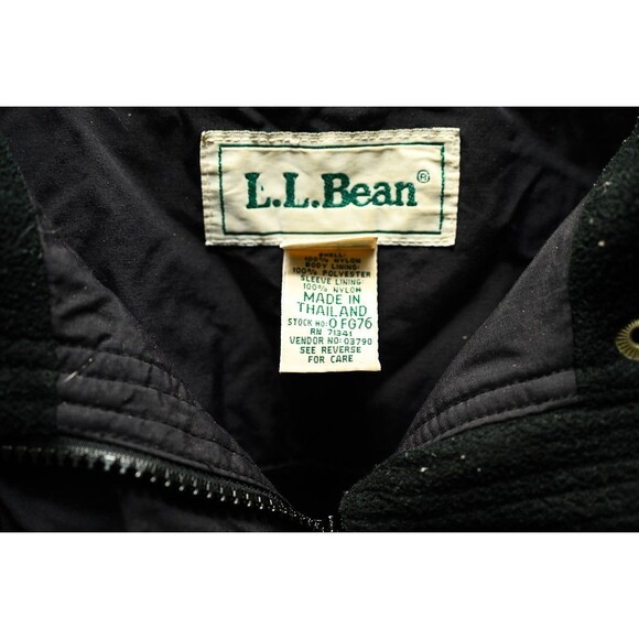 L.L. Bean womens black jacket fleece lined XL reg O FG76 snow ski winter SEE - Picture 2 of 8